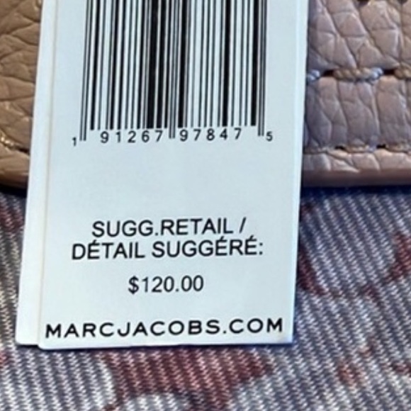 MARC JACOB CROSSBODY BAG WALLET AND PINK POMPOM TAG WITH WALLET BAG TAG LOST - Picture 4 of 17